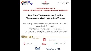 13th Annual DTRMPS Precision Therapeutics Guided by Pharmacometrics in Lactating Women [upl. by Mair276]