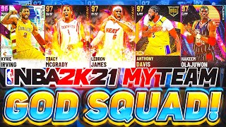 REVEALING MY 4 MILLION MT GOD SQUAD  GAMEPLAY NBA 2k21 MyTEAM [upl. by Lenoyl]