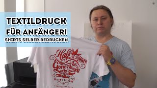 TShirts bedrucken  Textildruck für Anfänger [upl. by Bohun]