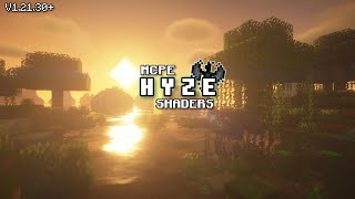 HYZE Shaders For MCPE 12130  Best RTX 🔥 Pc Shaders For Mobile Minecraft Pe 121 [upl. by Alyahc]