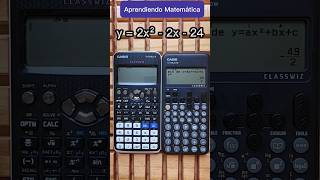 Cómo CALCULAR las RAÍCES y el VÉRTICE de una FUNCIÓN CUADRÁTICA con la CALCULADORA CIENTÍFICA 😎 [upl. by Noreen]