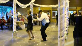 Mother amp Son funny wedding dance  Jordan amp Liz Meyer [upl. by Lanita139]