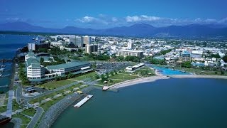 Cairns Tour  Esplanade Lagoon amp Harbor amp Pier Nightlife [upl. by Ennayr75]