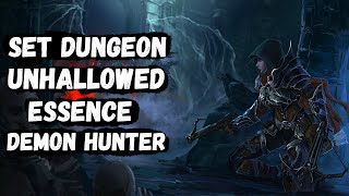 Demon Hunter Unhallowed Essence Set Dungeon Diablo 3 [upl. by Repsihw]