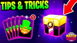 Match Masters  Top 10 Tips amp Tricks  How to Win Coins Boosters SpinampWins Boxes No HackCheat [upl. by Arathorn946]