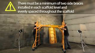 How to Assemble Metaltech Jobsite Series 6 Baker Scaffold [upl. by Gent]