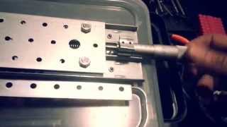 DIY Linear stage with micrometer  25mm total travel [upl. by Maltz]