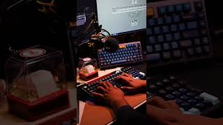 Xinmeng X98 Sound Test With Black Plum Linear Switches soundtest mechanicalkeyboard [upl. by Yntruoc]