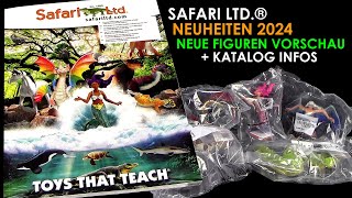 Safari Ltd ® Neuheiten 2024  Neue Figuren Unboxing Vorschau  Katalog Infos [upl. by Ardien]