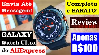 REVIEW COMPLETO GALAXY WATCH ULTRA DO ALIEXPRESS  BARATO E SUPER COMPLETO LANÇAMENTO WATCH 7 ULTRA [upl. by Rahs]