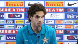 Prime dichiarazioni di Andrea Ranocchia in maglia nerazzurra  04012011 [upl. by Gabor]