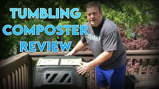 Best Composter Review EJWOX 43 Gallon Tumbling Composter [upl. by Tamma]