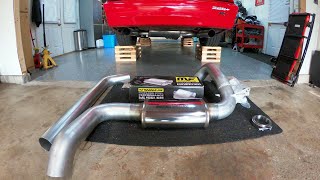 Mufflex 4 inch Exhaust on LS Swapped third gen Camaro [upl. by Darin]