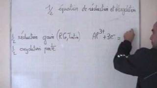 cours 1S chimie  ch6 réaction doxydation et de réduction [upl. by Ara]