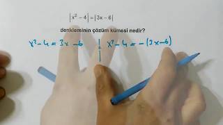 İKİNCİ DERECEDEN DENKLEMLER  Köklü ve Mutlak Değerli ifadeler [upl. by Nueoras]