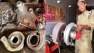 Meezan Bank Generator Turbocharger Complete Repairing [upl. by Oigaib]