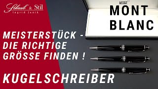 Montblanc Kugelschreiber  Meisterstück Classique Midsize oder LeGrand [upl. by Braeunig835]