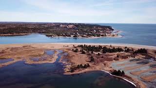 Salt Marsh behind the Beach  Mavic Pro  4K [upl. by Trebor]