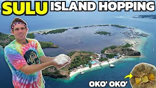 ISLAND HOPPING IN SULU  Philippines Most Beautiful Beaches BecomingFilipino [upl. by Eidnam600]