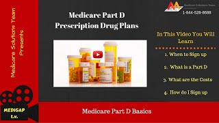 Medicare Part D  Details You Need to Know to Before You Enroll [upl. by Ahsi]