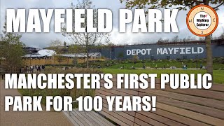 Mayfield Park  Manchesters First Public Park In 100 Years  Full POV Walkthrough  October 2022 [upl. by Feingold]