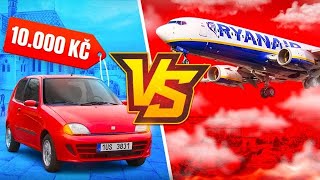 FIAT SEICENTO MICHAEL SCHUMACHER za 10 000Kč vs LETADLO Official road movie [upl. by Ker822]