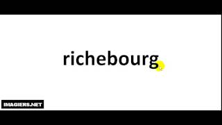 How to pronounce Richebourg [upl. by Packston]