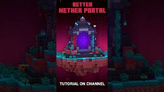 Better Nether Portal in Minecraft shorts [upl. by Royall]