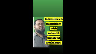 Quantifiers amp Intensifiers [upl. by Aicilf750]