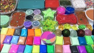 MIXING ALL MY SLIME INTO SOFT CLAY SLIME SMOOTHIE  SATISFYING SLIME VIDEOS BOOMSLIME [upl. by Veal747]