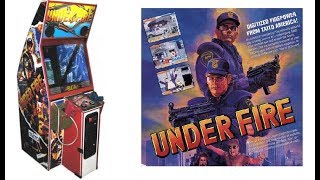 UNDER FIRE  ARCADE GAMEPLAY  COMPLETED TAITO CLASSIC 1993 [upl. by Ahslek385]