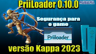 Instalando e Configurando o Priiloader 0100 Kappa  Wii 2023 [upl. by Dedric]