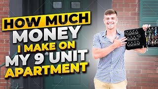 How Much Money I Make on My 9 Unit Apartment Building in 2024 [upl. by Sherie]