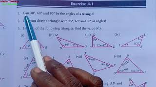 7th standard maths term 2  Chapter 4 Geometry  Exercise 41 [upl. by Uyekawa598]