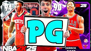 RANKING THE TOP 10 POINT GUARDS IN NBA 2K25 MyTEAM [upl. by Eelyah218]