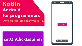 setOnClickListener in Android Kotlin at  Android studio [upl. by Nolyat]