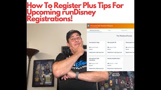 How To Register For runDisney Events Plus Some Tips [upl. by Lenzi]