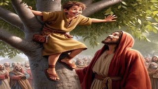 Zacchaeus the Little man Bible songs bible animations song [upl. by Gaynor]