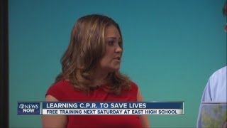 Learning CPR to save lives [upl. by Hgiellek]