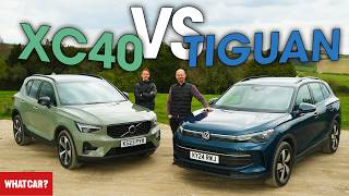 NEW VW Tiguan vs Volvo XC40 review – whats the best SUV  What Car [upl. by Northington351]