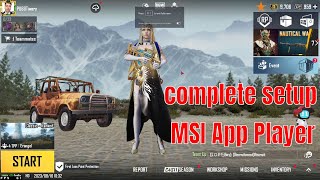 MSI App Player Best Settings For BGMI amp Nvidia Graphics card bgmi BGMI KEYMAPPING [upl. by Glanti75]