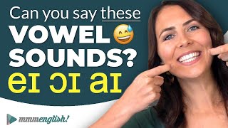 Pronunciation Practice 👄 Difficult Vowel Sounds DIPHTHONGS [upl. by Yulma]