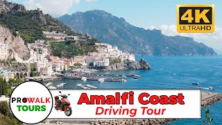 The BEST Amalfi Coast Driving Tour 4K UHD [upl. by Leiuqese]