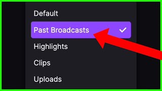 How to Find Past Streams on Twitch [upl. by Lunna]