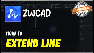 ZWCAD How To Extend Line [upl. by Aciretal35]