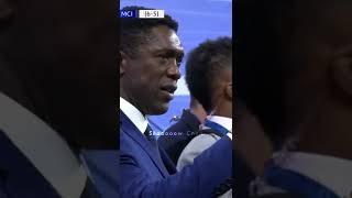 Clarence Seedorf reacting to real madrid win over man city shorts [upl. by Enieledam766]