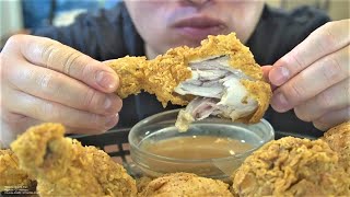 Quang Tran Bites Into CRUNCHY FRIED CHICKEN Complications [upl. by Ruby]