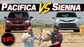 Dont Call It a Drag Race Toyota Sienna vs Chrysler Pacific Mini Van PERFORMANCE Test [upl. by Nirel311]