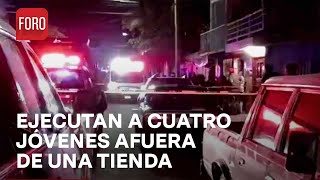 Matan a jóvenes afuera de una tienda en Irapuato Guanajuato  Las Noticias [upl. by Ilrebmik]