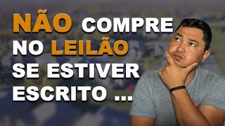 3 TIPOS DE IMÓVEIS PARA EVITAR DE QUALQUER MANEIRA NOS LEILÕES JUDICIAIS DE IMÓVEIS [upl. by Annavas]